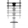Soporte de Suelo Inclinable con Ruedas Aisens FT86TRE-197 para TV 37-86"/ hasta 50kg
