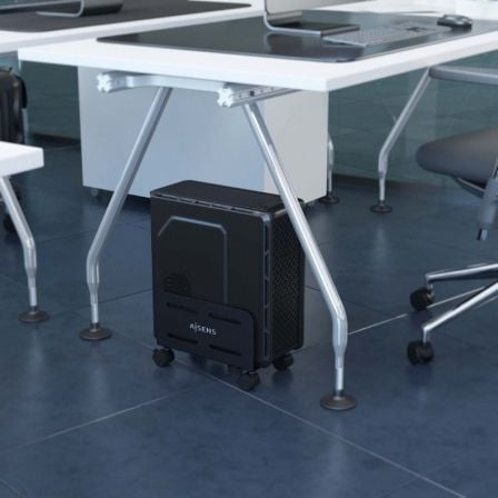 Soporte CPU con Ruedas para PC Aisens MPC06-207 para PC/ hasta 10kg
