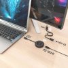 Adaptador/Transmisor de vídeo inalámbrico USB Tipo-C - HDMI Aisens ASWL-H2KC30M004-BK/ 100W