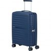 Maleta de Cabina American Tourister FastForward Spinner Expansible 55cm/ 55x40x23cm/ 4 Ruedas/ Azul Marino