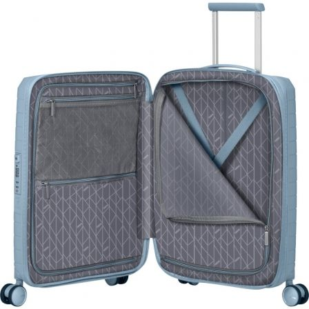 Maleta de Cabina American Tourister FastForward Spinner Expansible 55cm/ 55x40x23cm/ 4 Ruedas/ Azul