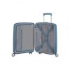 Maleta de Cabina American Tourister SoundBox Spinner 55cm/ 55x40x20cm/ 4 Ruedas/ Azul Piedra