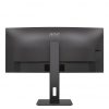 Monitor Profesional Curvo AOC CU34P3CV 34"/ WQHD/ Multimedia/ Regulable en altura/ Negro