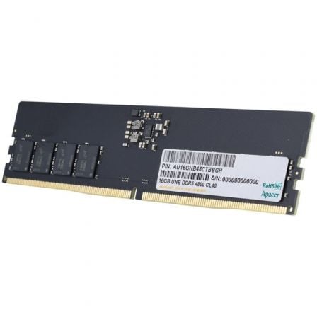 Memoria RAM Apacer FL.32G2C.PKH 32GB/ DDR5/ 5600MHz/ 1.1V/ CL40/ DIMM