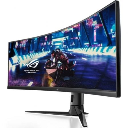 Monitor Gaming Ultrapanorámico Curvo Asus Rog Strix XG49VQ 49"/ Dual FHD/ 4ms/ 144Hz/ VA/ Multimedia/ Negro