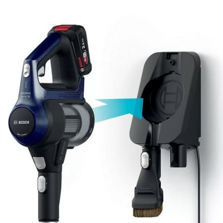 Aspirador Escoba con batería Bosch Serie 6 Unlimited Azul/ 18V/ Autonomía 30 Min