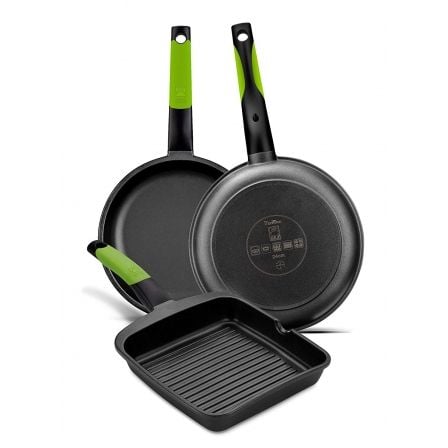 Asador Bra Prior A121459/ Ø28cm/ Aluminio fundido/ Apto para Inducción
