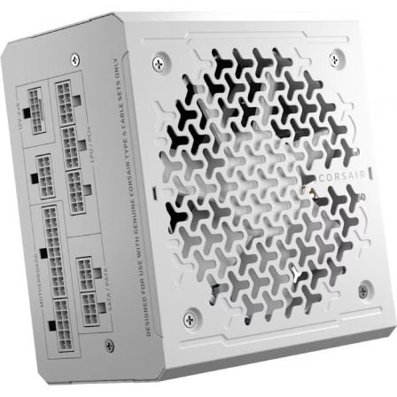 Fuente de Alimentación Corsair RM1000/ 1000W/ Ventilador 12cm/ Cybenetics Gold/ Blanca