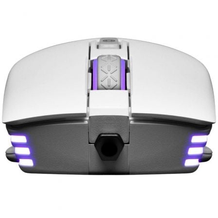 Ratón Gaming EVGA X12/ Hasta 16000 DPI/ Blanco