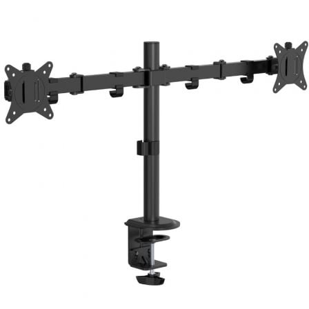 Soporte de Mesa para 2 Monitores Fonestar SMM-112BA/ hasta 9kg