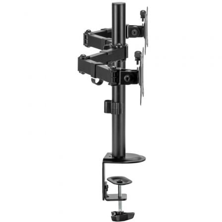 Soporte de Mesa para 2 Monitores Fonestar SMM-112BA/ hasta 9kg