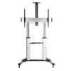 Soporte de Suelo Inclinable con Ruedas Fonestar STS-40106P para TV de 60-100"/ hasta 100kg