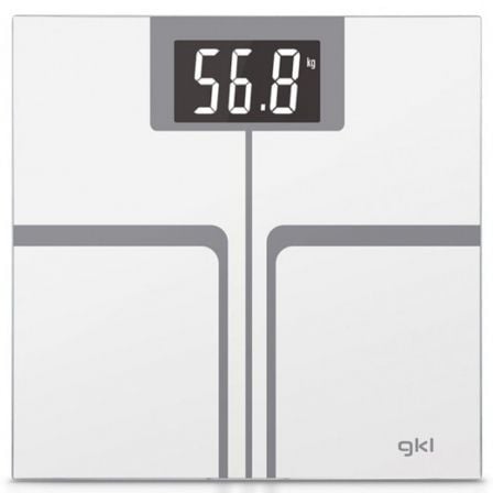 Báscula de Baño GKL Fitmax White/ Hasta 200kg