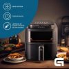 Freidora por Aire Airfryer / Sin Aceite Grunkel Black Light Fryer/ 1400W/ Capacidad 6L