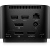 Docking USB Tipo-C HP Thunderbolt G4 280 W con cable combo/ 4xUSB/ 1xHDMI/ 1xRJ45/ 2xDisplayPort/ 1xJack/ 3xUSB Tipo-C PD/ 1xAC/ Negro