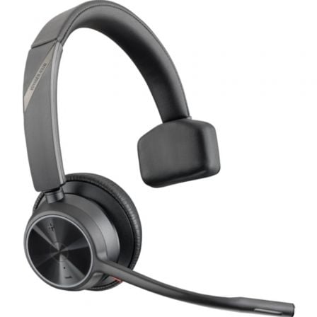 Auricular Inalámbrico Poly Voyager 4310 + Adaptador BT700 + Base de Carga/ con Micrófono/ Bluetooth/ Negro