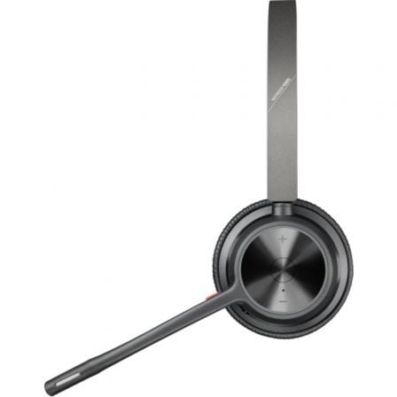 Auriculares Inalámbricos Poly Voyager 4320 UC + Adaptador BT700 + Base de Carga/ con Micrófono/ Bluetooth/ Negros