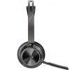 Auriculares Inalámbricos Poly Voyager Focus 2 para Microsoft Teams + Adaptador USB-C-A + Soporte de Carga/ con Micrófono/ Bluetooth/ Negro