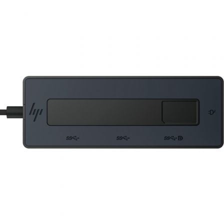 Docking USB Tipo-C HP 6G843AA/ 3xUSB Tipo-C/ 1xUSB Tipo-C PD/ Negro y Azul