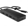 Docking USB Tipo-C HP G3/ 2xUSB/ 1xUSB Tipo-C/ 1xHDMI/ 1xUSB Tipo-C PD/ Negro