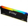 Memoria RAM Kingston FURY Beast RGB 32GB/ DDR4/ 3200MHz/ 1.35V/ CL16/ DIMM