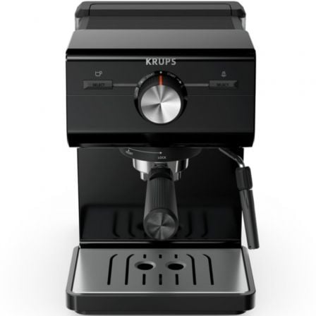 Cafetera Expreso Krups Authentic XP381810/ 1140W/ 15 Bares/ Negra