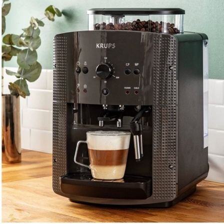 Cafetera Expreso Krups Essential/ 1450W/ 15 Bares/ Gris