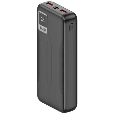 Powerbank 20000mAh Leotec LEPOW20W22K/ 22.5W/ Negra