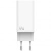 Cargador de Pared GaN Leotec LECSPH65W3W/ 2xUSB Tipo-C/ 1xUSB/ 65W