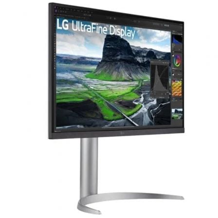 Monitor Profesional LG 27UQ850-W 27"/ 4K/ Multimedia/ Regulable en altura/ Plata