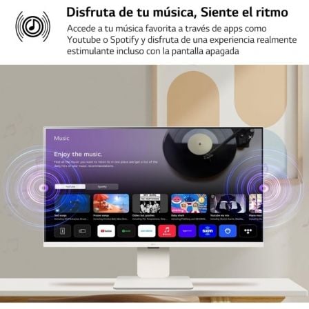 Smart Monitor LG MyView 32SR50F-W 31.5"/ Full HD/ Multimedia/ Smart TV/ Blanco