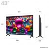 Televisor LG UHD 43UA75006LA 43"/ Ultra HD 4K/ Smart TV/ WiFi