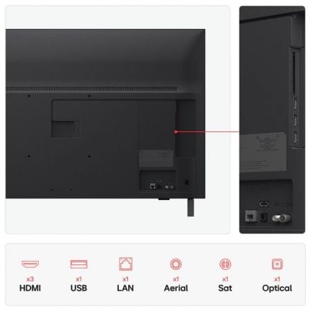 Televisor LG UHD 43UA75006LA 43"/ Ultra HD 4K/ Smart TV/ WiFi