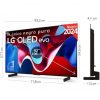 Televisor LG 4K OLED evo AI C4 OLED42C45LA 42"/ Ultra HD 4K/ Smart TV/ WiFi