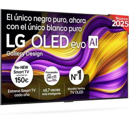 Televisor LG OLED Evo OLED55G54LW 55"/ Ultra HD 4K/ Smart TV/ WiFi