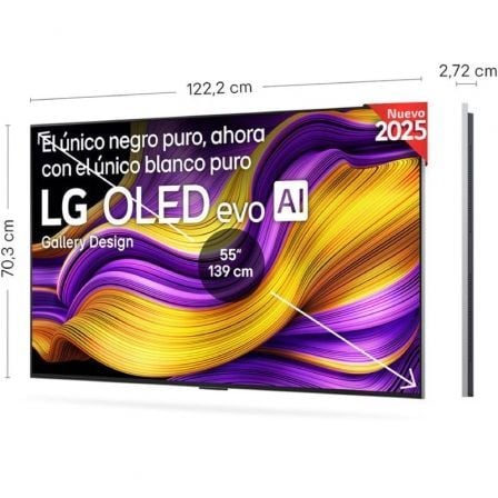 Televisor LG OLED Evo OLED55G54LW 55"/ Ultra HD 4K/ Smart TV/ WiFi