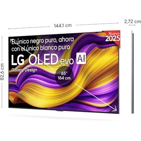 Televisor LG OLED Evo OLED65G54LW 65"/ Ultra HD 4K/ Smart TV/ WiFi