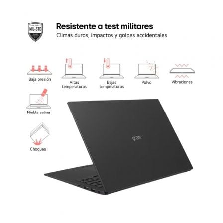 Portátil LG Gram 17Z90S-G.AD7BB Intel Core Ultra 7-155H/ 32GB/ 2TB SSD/ 17"/ Win11