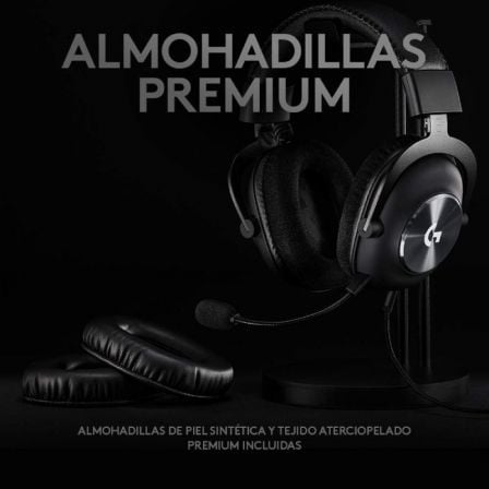 Auriculares Gaming con Micrófono Logitech G Pro X/ Jack 3.5/ USB/ Negros