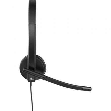 Auriculares Logitech H570E/ con Micrófono/ USB/ Negros