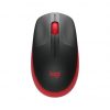 Ratón Inalámbrico Logitech M190/ Hasta 1000 DPI/ Rojo