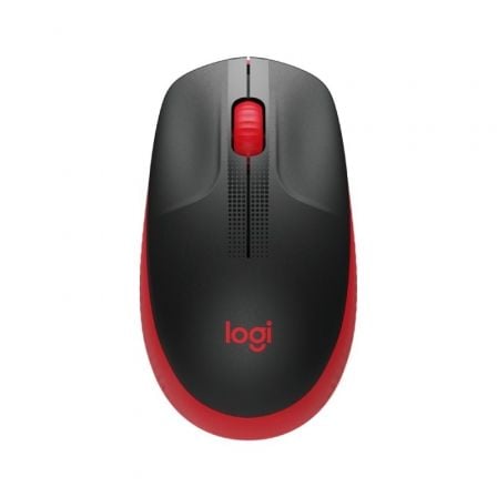 Ratón Inalámbrico Logitech M190/ Hasta 1000 DPI/ Rojo