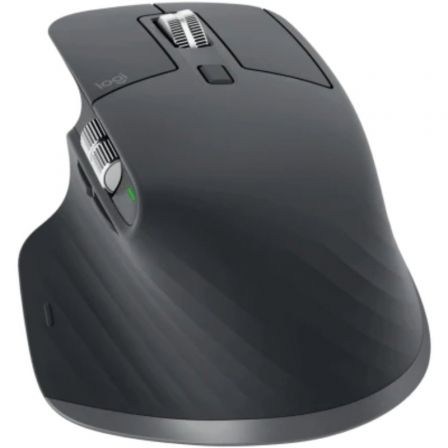 Ratón Ergonómico Inalámbrico por Bluetooth Logitech MX Master 3S For Business/ Batería recargable/ Hasta 8000 DPI/ Grafito