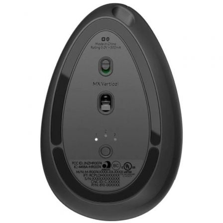 Ratón Vertical Inalámbrico por Bluetooth Logitech Vertical MX/ Batería recargable/ Hasta 4000 DPI