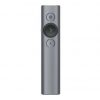 Presentador Inalámbrico por Bluetooth Logitech Spotlight Presentation Remote/ 2.4GHz/ Gris Pizarra