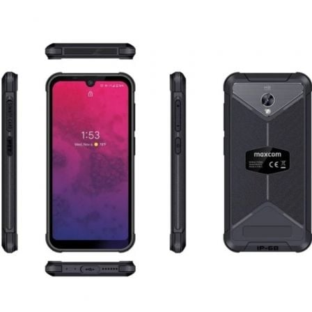 Smartphone Ruggerizado Maxcom Strong MS572 3GB/ 32GB/ 5.7"/ Negro