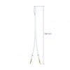 Cable Estéreo Nanocable 10.24.1203/ Jack 3.5 Hembra - 2x Jack 3.5 Macho/ 20cm/ Blanco