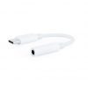 Conversor USB Tipo-C Nanocable 10.24.1205-W/ USB Tipo-C Macho - Jack 3.5 Hembra