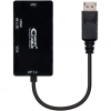 Cable Conversor Nanocable 10.16.3301-BK/ Displayport Macho - VGA Hembra/ DVI Hembra/ HDMI Hembra