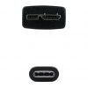 Cable USB 3.0 Tipo-C Nanocable 10.01.1201-BK/ USB Tipo-C Macho - MicroUSB Macho/ 1m/ Negro